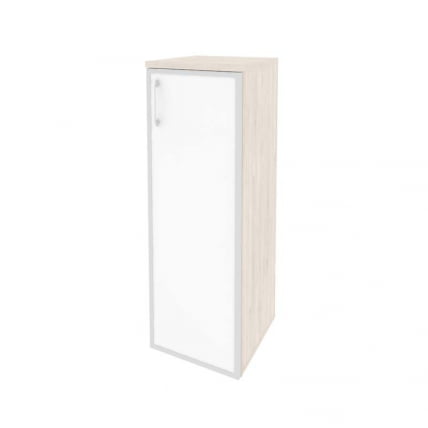 Шкаф средний узкий правый ONIX O.SU-2.4R(R) white Денвер Светлый_0