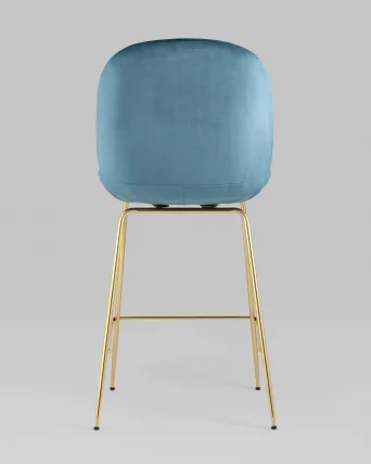 Стул полубарный Beetle со спинкой gold Маренго_4