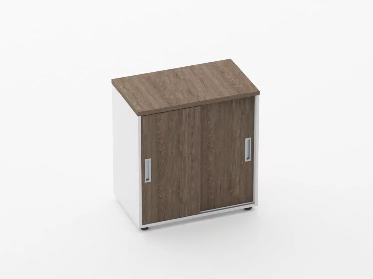 Тумба-купе Deka 9.02.07 Дуб Верцаска/Белый_0