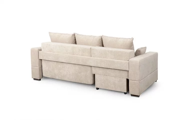 Диван угловой Бостон Стандарт Бежевый_4