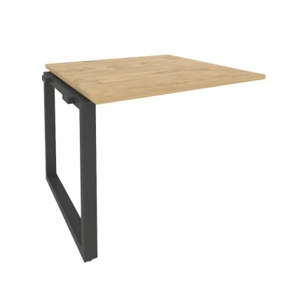 Проходной наборный элемент переговорного стола ONIX O.MO-NPRG-1 Тиквуд Светлый/Антрацит_0