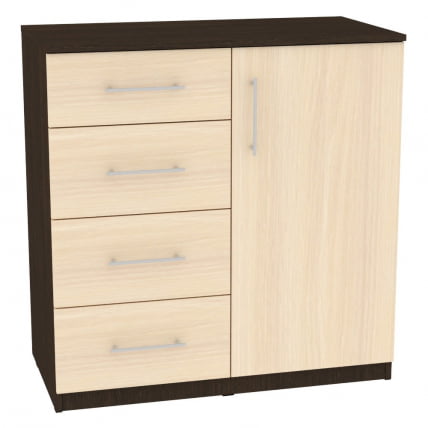 Комод Калисто(K18)923х902х468ручкарейлинг160мм(Венге-ДМ)_0