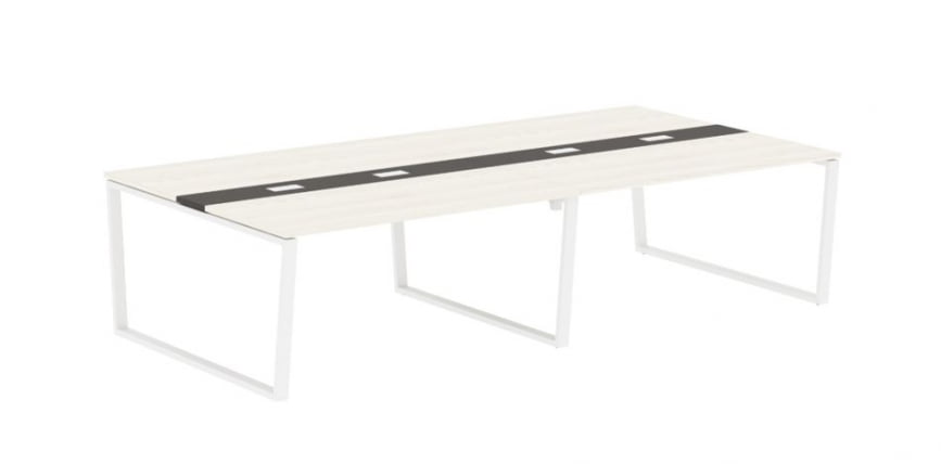 Стол переговорный EDIS EVCT 3116 Ясень Траун Мокко Белый_0