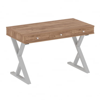 Стол письменный HOME OFFICE VR.SP-1-118.M Дуб Табак/Серый металл_0