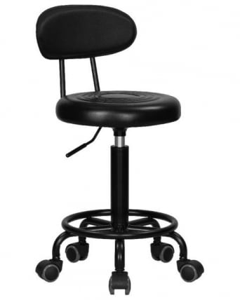 Табурет мастера ДОБРИН БИЛЛЙ БЛАCК черный / DOBRIN BILLY BLACK_4