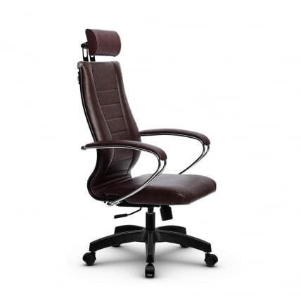 Кресло офисное МЕТТА Комплект 35, Основание 17831 Комплект 1 Коричневое_1
