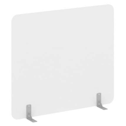 Перегородки на металлических опорах на фетровых подпятниках R-line DP.F-160-140 Белый Бриллиант_0