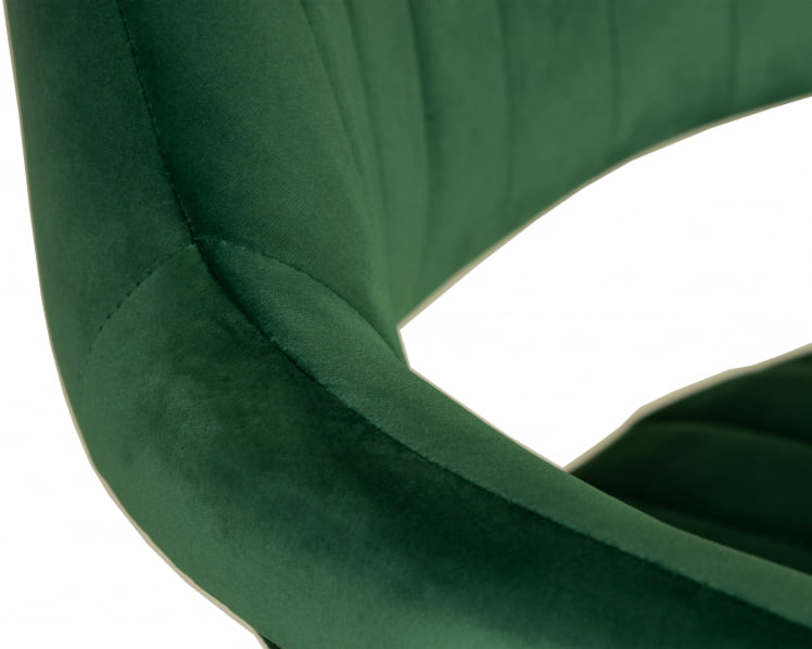 Стул барный DOBRIN CHARLY BLACK (зеленый велюр (MJ9-88))_7