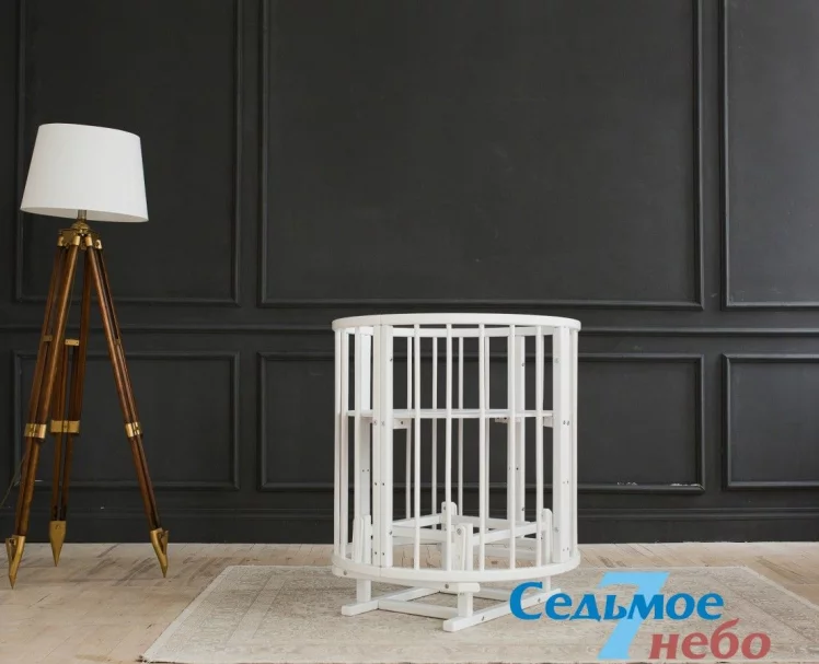 Кровать-трансформер 6-в-1 Merry Happy 01 Комплект Белая_12