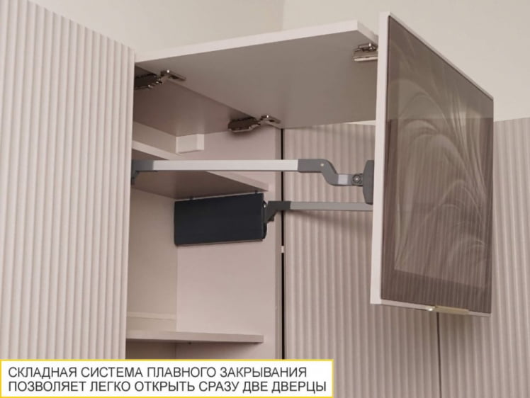 Шкаф-витрина кухонный (с системой плавного закрывания) Флоренция 107.81_5