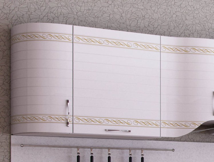 Шкаф кухонный окончание 320 радиусный Анастасия ЛД 017.321.000 Белый_3