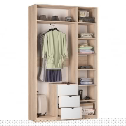 Шкаф распашный R-230х135х45-3-TR(ЯШТ-ЯШС)_1