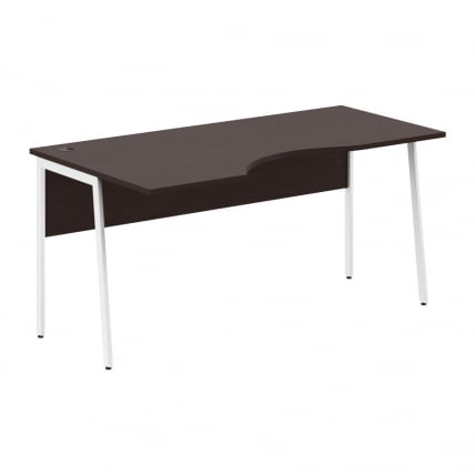 Стол эргономичный левый IMAGO Plus СА-1P(Л) Венге Магия Белый_0