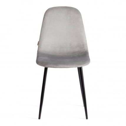 Стул BREEZE (mod. JSC-58) Велюр/металл , 44 х 53 х 86 см, grey (серый) HLR 19 / черный_4
