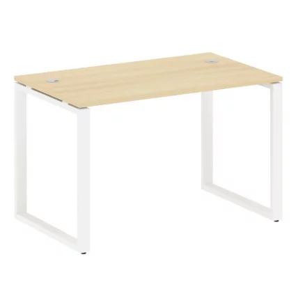 Стол письменный на О-образном м/к METAL SYSTEM БО.СП-2 Акация/Белый_0