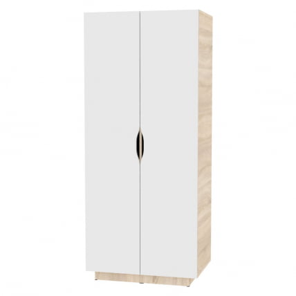 Шкаф распашный Аврора(Х28)1872х801х540(ДСС-Белый) / Аврора(H28)1872х801х540(ДСС-Белый)_0