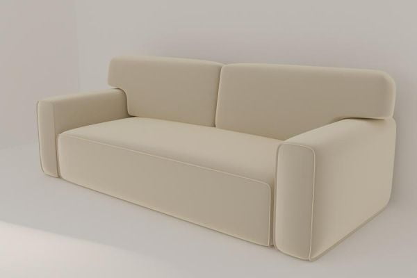 Диван прямой Сандвик (Berhouse) Цвет фасада: Левис 04 велюр; Тип: Прямой; Материал фасада: Металл/Велюр_2