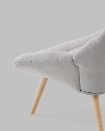 Кресло Олби Страйпс светло-серый_6