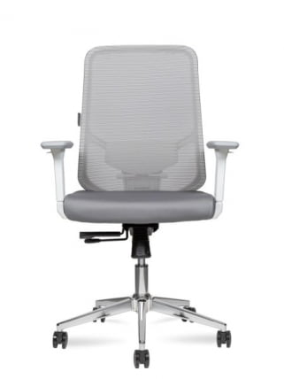 Кресло офисное Бест ЛБ вхите Грей / Best LB white Grey_2