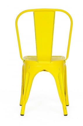 Стул LOFT CHAIR (mod. 012) металл, 45*35*85см, желтый/yellow vintage_3