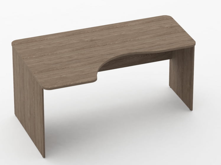 Стол угловой Glassy 1.14.16Л Дуб Верцаска_0