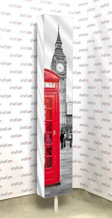 Поворотный зеркальный шкаф Zoom Art Белый_1