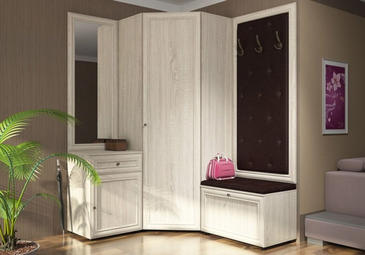 Шкаф угловой Оскар-7 (А) Модена 07 Дуб сонома светлый_3