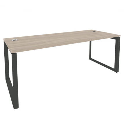 Стол рабочий руководителя на О-образном м/к ONIX O.MO-SRR-6.8 Дуб Аттик/Антрацит_0