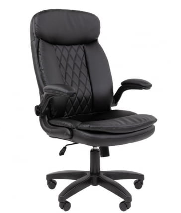 Кресло офисное CHAIRMAN 533 экокожа Черный_0