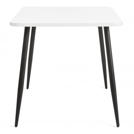 Стол PLUTO ЛДСП/металл, 120x80x77 см, Белый/Черный_2