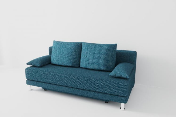 Диван Стандарт (Berhouse) Цвет фасада: Азур; Тип: Прямой; Материал фасада: Рогожка_0