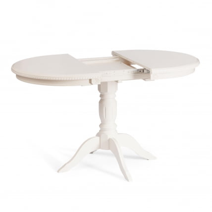 Стол STEFANO бук, мдф, 100+30x80x77см, Ivory white_5