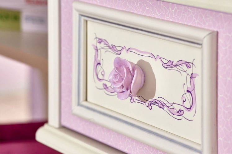 Кровать двуспальная 1600 с тумбами с подъемным механизмом с мягким изголовьем Маркиза 08 Алебастр Шампань_10