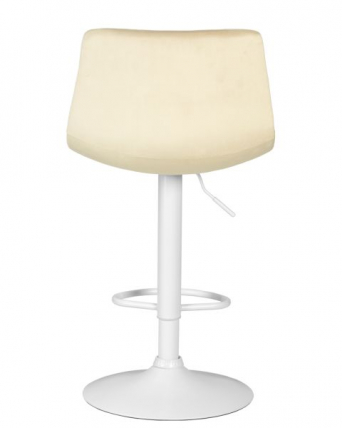 Стул барный DOBRIN TAILOR WHITE (бежевый велюр (MJ9-10)) 2 шт_5