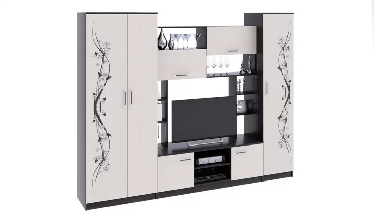 Набор мебели для общей комнаты Венера Венге Цаво Дуб Белфорт с рисунком_0