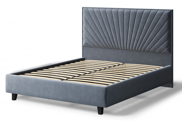 Кровать Леона, 2000 x 1200 мм, серый_1