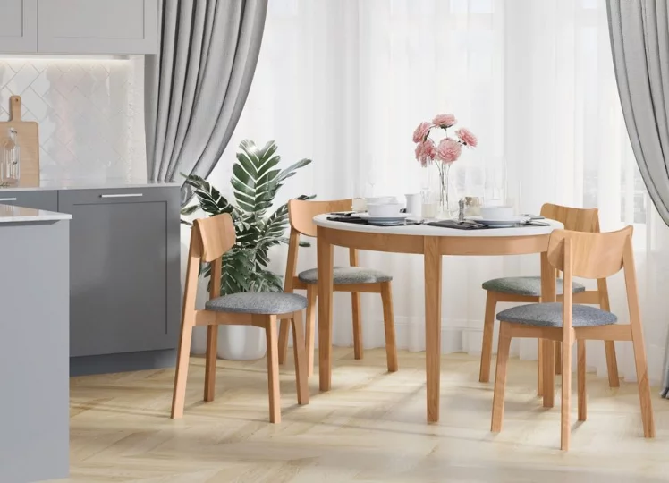 Стул с мягким сиденьем Вега Beige кашемир Дуб золотой_5