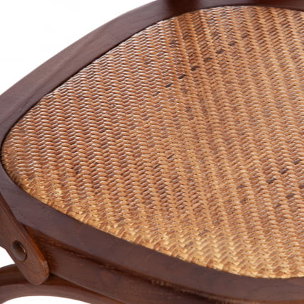 Стул CРОСС (мод.CБ2001) дерево береза, 49.5*53.5*87, Темный Орех (№5) / CROSS (mod.CB2001)_7