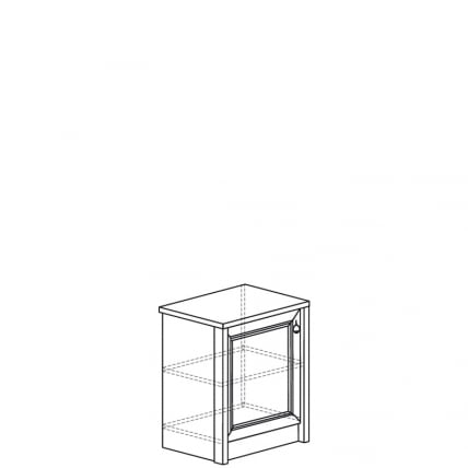 Тумба для обуви Флоренция 646 Дуб Оксфорд_1