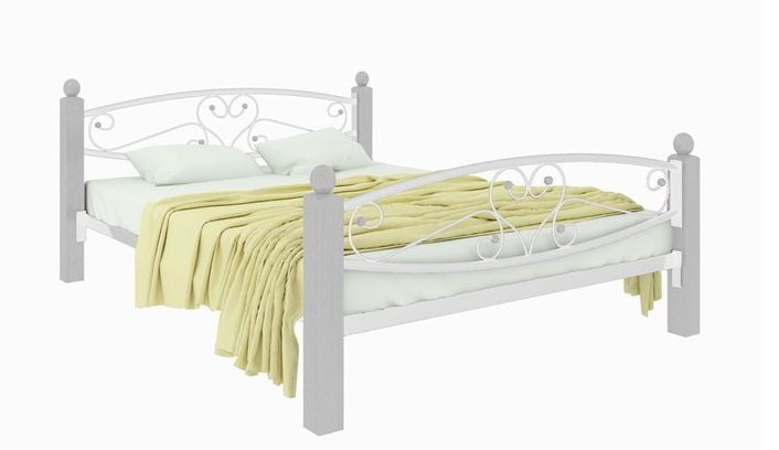 Кровать Каролина Lux plus 1200х1900 Белая_0