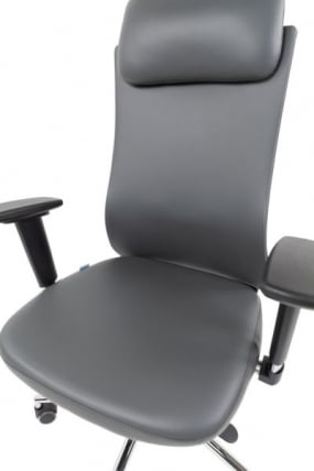 Офисное кресло CHAIRMAN 500 LUX экокожа Серый_17