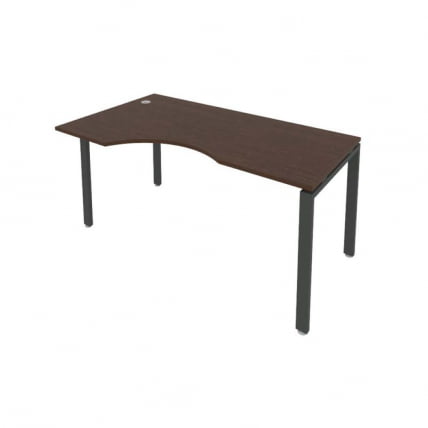 Стол письменный METAL SYSTEM Б.СА-1 Л Венге/Антрацит_0