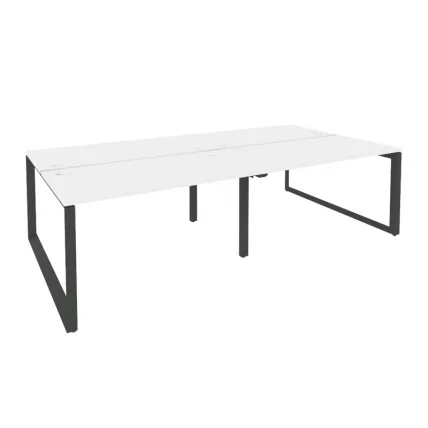 Рабочая станция на О-образном м/к ONIX O.MO-D.RS-4.3.7 Белый Бриллиант/Антрацит_0