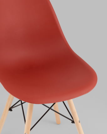 Стул Eames Style DSW терракотовый 4 шт. комплект (разборный каркас)_7