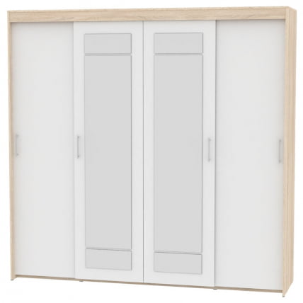 Шкаф-купе Т-5-230х235х60-М(ДСС-Белый-3) / T-5-230х235х60-M(ДСС-Белый-3)_0