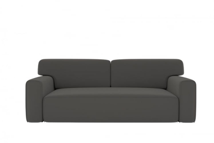 Диван прямой Сандвик (Berhouse) Цвет фасада: Серый велюр; Тип: Прямой; Материал фасада: Металл/Велюр_0