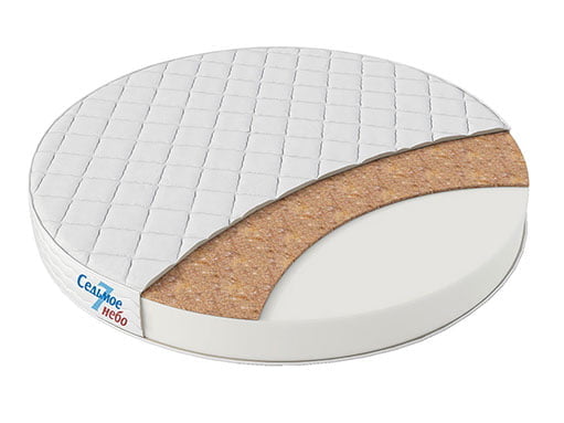 Матрас из ортофайбера с кокосом Принц Классик Круглый (жаккард с кантом 10 см)_0