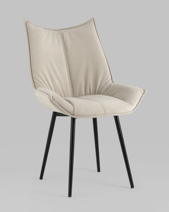 Стул обеденный Осло велюр Бежевый_1