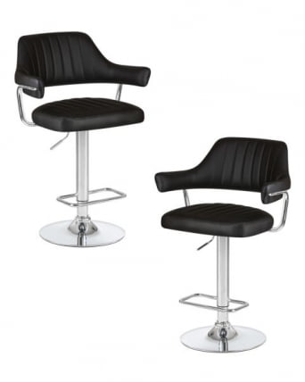 Стул барный ДОБРИН CХАРЛЙ (черный) 2 шт / DOBRIN CHARLY_0