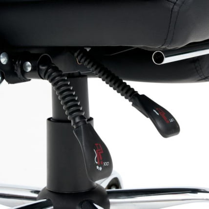 Кресло офисное с функцией вибромассажа CРОМЕКС (КРОМЕКС) Чилл МС-005 экокожа черное / CROMEX Chill MS-005_9